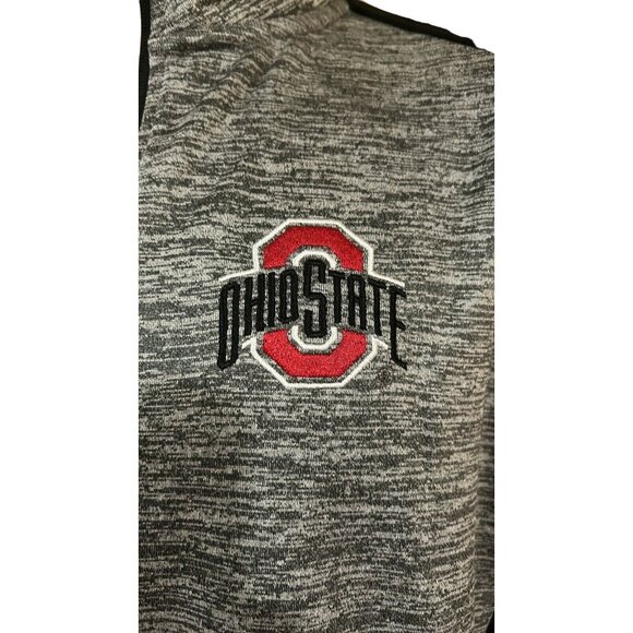 New Ohio State Colosseum Mens Performance Jacket Gray Team Colors - Picture 3 of 7